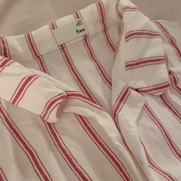 Aritzia Wilfred Free Tie-Front Blouse - Picture 3 of 6